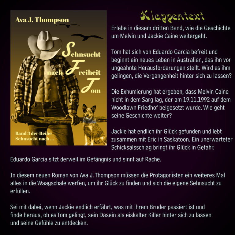 Klappentext Sehnsucht nach Freiheit