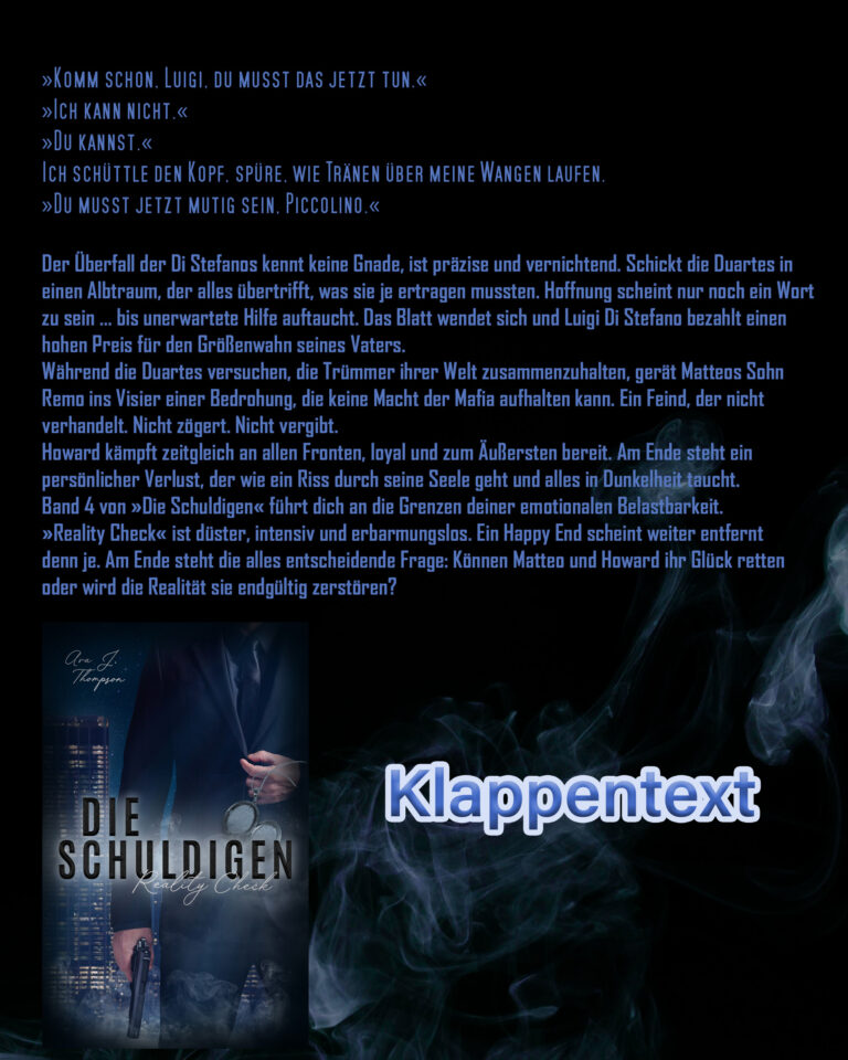 Die Schuldigen - Reality Check - Klappentext